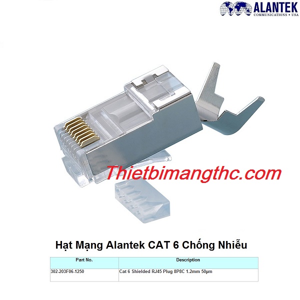 Hạt mạng Cat6A alantek cao cấp